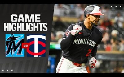 Marlins vs. Twins Game Highlights (9/25/24) | MLB Highlights