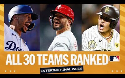 MLB Power Rankings – Week of September 23, 2024 (All 30 teams ranked!)