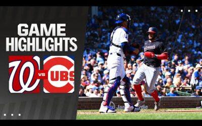 Nationals vs. Cubs Game Highlights (9/21/24) | MLB Highlights