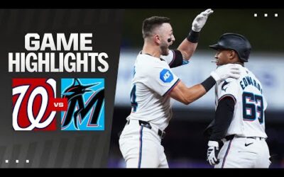 Nationals vs. Marlins Game Highlights (9/4/24) | MLB Highlights