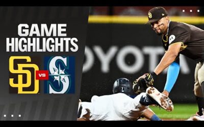 Padres vs. Mariners Game Highlights (9/10/24) | MLB Highlights