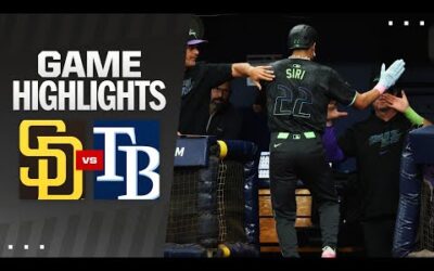 Padres vs. Rays Game Highlights (8/31/24) | MLB Highlights