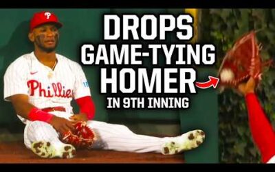 Phillies devastated after failed home run robbery, a breakdown