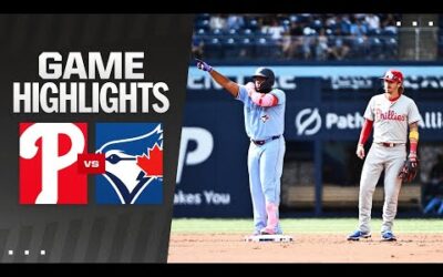 Phillies vs. Blue Jays Game Highlights (9/4/24) | MLB Highlights