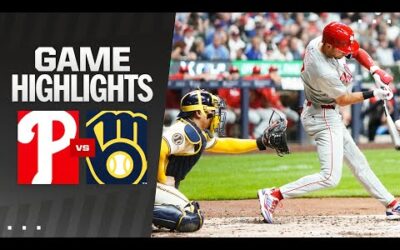 Phillies vs. Brewers Game Highlights (9/16/24) | MLB Highlights