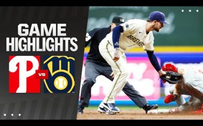 Phillies vs. Brewers Game Highlights (9/17/24) | MLB Highlights