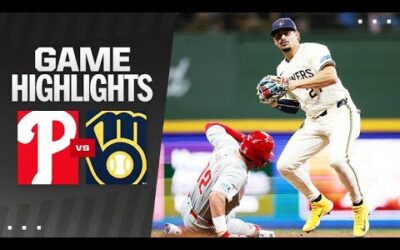 Phillies vs. Brewers Game Highlights (9/18/24) | MLB Highlights