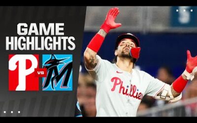 Phillies vs. Marlins Game Highlights (9/6/24) | MLB Highlights