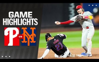 Phillies vs. Mets Game Highlights (9/19/24) | MLB Highlights