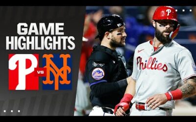 Phillies vs. Mets Game Highlights (9/20/24) | MLB Highlights