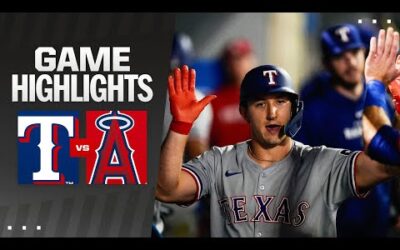 Rangers vs. Angels Game Highlights (9/28/24) | MLB Highlights