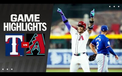 Rangers vs. D-backs Game Highlights (9/11/24) | MLB Highlights