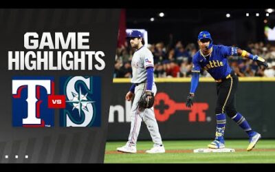 Rangers vs. Mariners Game Highlights (9/13/24) | MLB Highlights