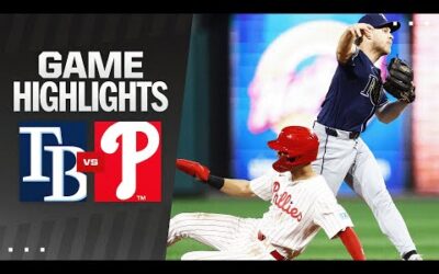 Rays vs. Phillies Highlights (9/9/24) | MLB Highlights