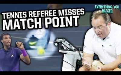 Referee decides tennis match with blown call that should be reviewable | Things You Missed