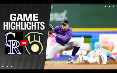 Rockies vs. Brewers Game Highlights (9/6/24) | MLB Highlights