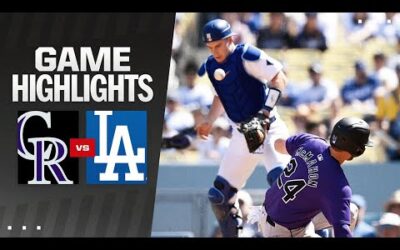 Rockies vs. Dodgers Game Highlights (9/22/24) | MLB Highlights