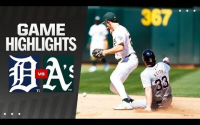 Tigers vs. A’s Game Highlights (9/7/24) | MLB Highlights