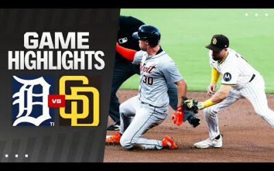 Tigers vs. Padres Game Highlights (9/4/24) | MLB Highlights