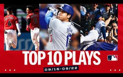 Top 10 Plays of the Week! (Shohei reaches 50/50 & the Guardians walk off into the postseason!)