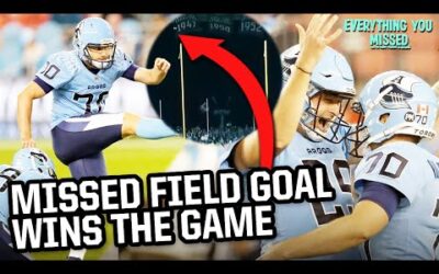 Toronto Argonauts win a CFL game on their own missed field goal | Things You Missed