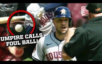 Umpires incorrectly confirm the ball hit Alex Bregman’s bat, a breakdown