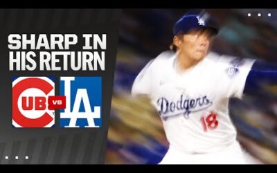 WOW! Yoshinobu Yamamoto was SHARP in his return to the Dodgers! | 山本由伸ハイライト