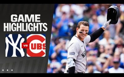 Yankees vs. Cubs Game Highlights (9/6/24)