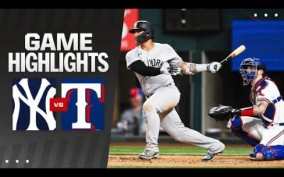 Yankees vs. Rangers Game Highlights (9/2/24) | MLB Highlights