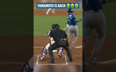 Yoshinobu Yamamoto strikes out the first batter he’s faced since June 15