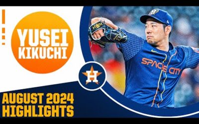 Yusei Kikuchi August 2024 highlights (Astronomical add by the Astros!) | 菊池雄星ハイライト