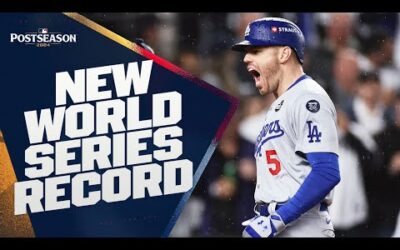 6 STRAIGHT WORLD SERIES GAMES WITH A HOME RUN! Freddie Freeman sets a new record!