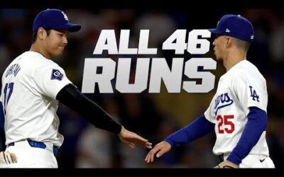 ALL 46 RUNS from the Dodgers NLCS win! (Shohei, Mookie, Tommy Edman AND MORE Dodgers stars SHINE!)