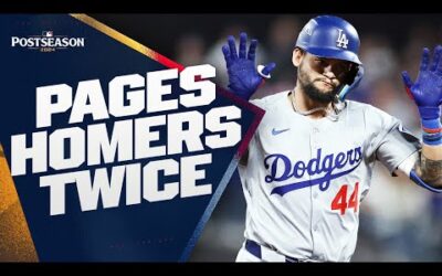 Andy Pages hits 2 HOMERS in NLCS Game 5!