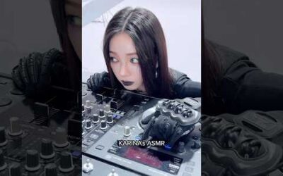 ASMR with Whiplash DJ controller#aespa #æspa #에스파 #KARINA #카리나 #Whiplash #aespaWhiplash #shorts