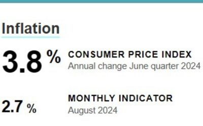 Australian inflation data earlier “close but no ….” rate cut