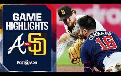 Braves vs. Padres NL Wild Card Game 1 Highlights (10/1/24) | MLB Highlights