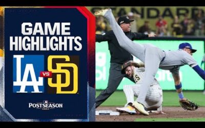 Dodgers vs. Padres NLDS Game 3 Highlights (10/8/24) | MLB Highlights