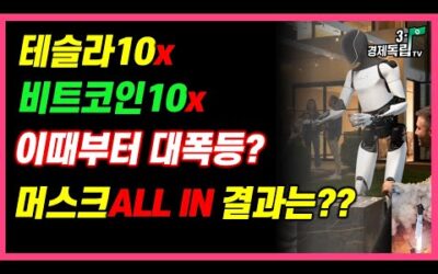 [테슬라 10x!!! 비트코인 10x!!! 이때부터 대폭등? 머스크 ALL IN 결과는?]#3.1경제독립tv