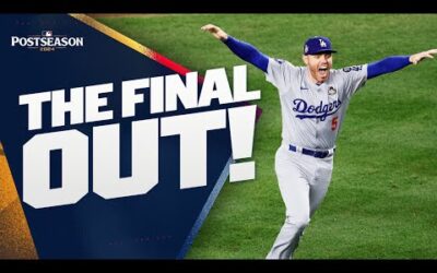 FINAL OUT: The Dodgers win the 2024 World Series!