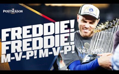 Freddie Freeman is the 2024 World Series MVP after a HISTORIC series for the Dodgers!