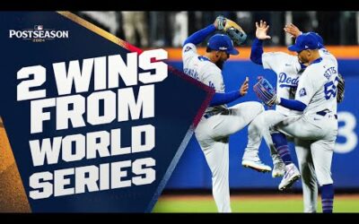 FULL 9TH INNING: The Dodgers are now TWO WINS from the World Series!