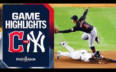 Guardians vs. Yankees ALCS Game 1 Highlights (10/14/24) | MLB Highlights