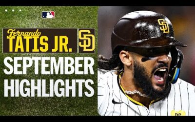 He’s CRUSHING! Fernando Tatis Jr. September highlights!