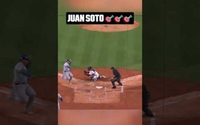 Juan Soto cuts down a run at the plate! #ALDS