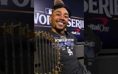 Mookie Betts: 3x #WorldSeries champion 🫡