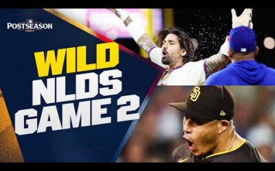 NLDS Game 2 was INSANE! (Mets and Phillies go BACK-AND-FORTH, Padres hit 6 homers AND MORE!)