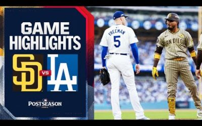 Padres vs. Dodgers NLDS Game 1 Highlights (10/5/24) | MLB Highlights