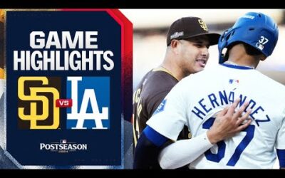 Padres vs. Dodgers NLDS Game 2 Highlights (10/6/24) | MLB Highlights