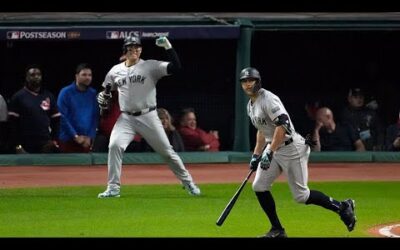 POSTSEASON GIANCARLO!! Stanton delivers a 3-run homer in ALCS Game 4!